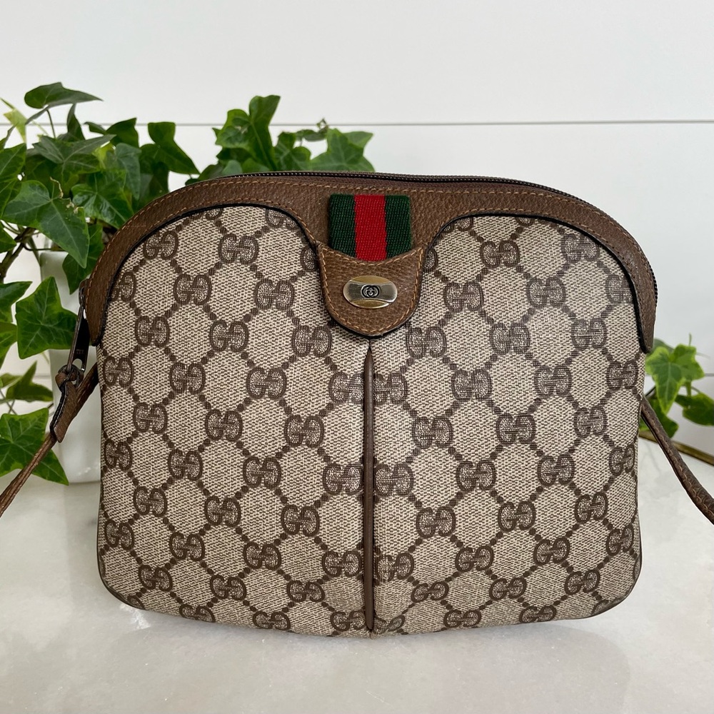 Gucci Supreme Monogram Crossbody Bag | Vintage Gucci Sherry Line Crossbody Bag
